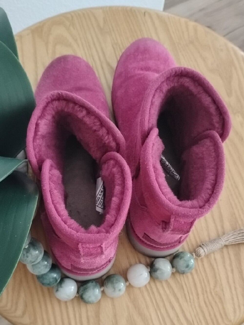 UGG Kristin Classic Slim Suede Wedge Ankle Boots - [women's sz 7.5] - Purple Pas - Picture 3 of 10